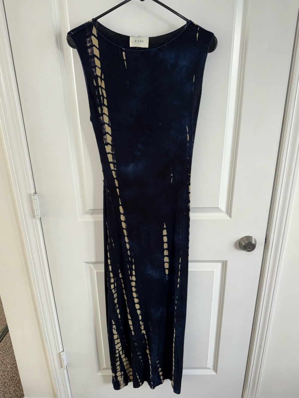 DISSH Wilder Ink Tie-Dye Maxi Dress